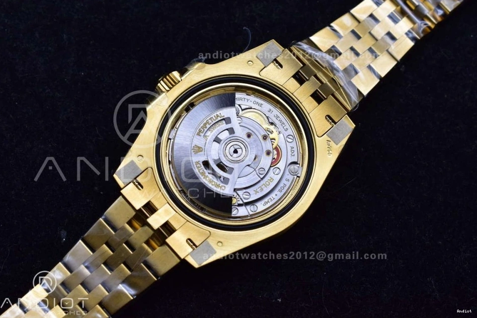 126718 GRNR Gold Factory YG CHS on 1:1 Black II GMT VR3285 Bracelet Edition Gain Best Dial Weight Master Jubilee 0507